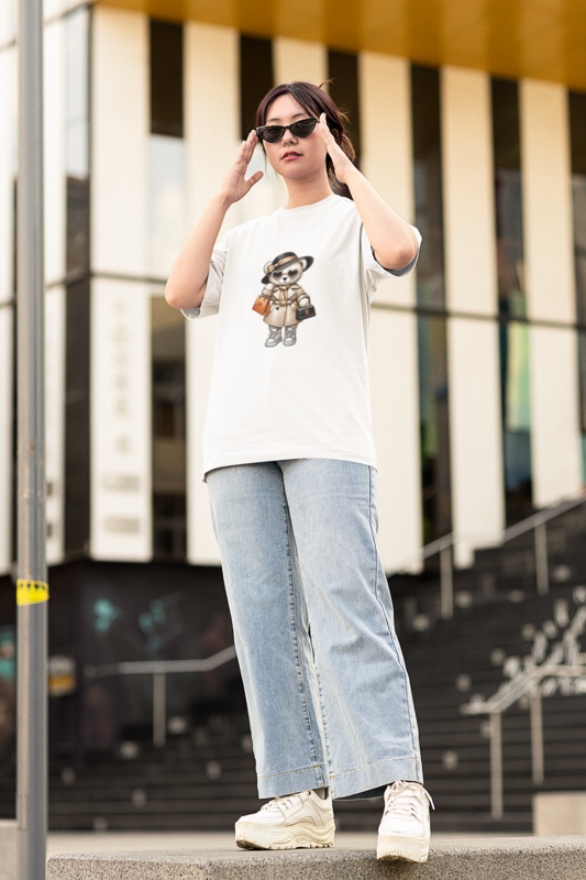 Oversized T-shirt Miss City Bear