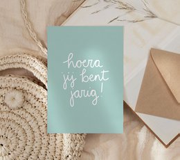 Map | Hooray it's your birthday - Blue