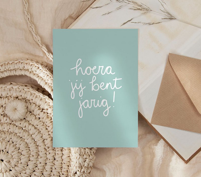 Map | Hooray it's your birthday - Blue