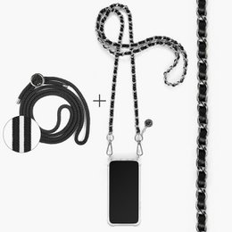 Etui na telefon komórkowy iPhone 12 Pro Max Łańcuszek do telefonu komórkowego wykonany z metalowego sznurka oraz w zestawie
