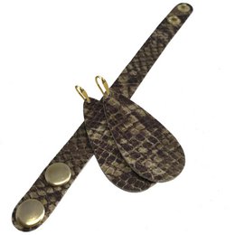 Orecchini in pelle 'Drops of Joy', Stunning Snake