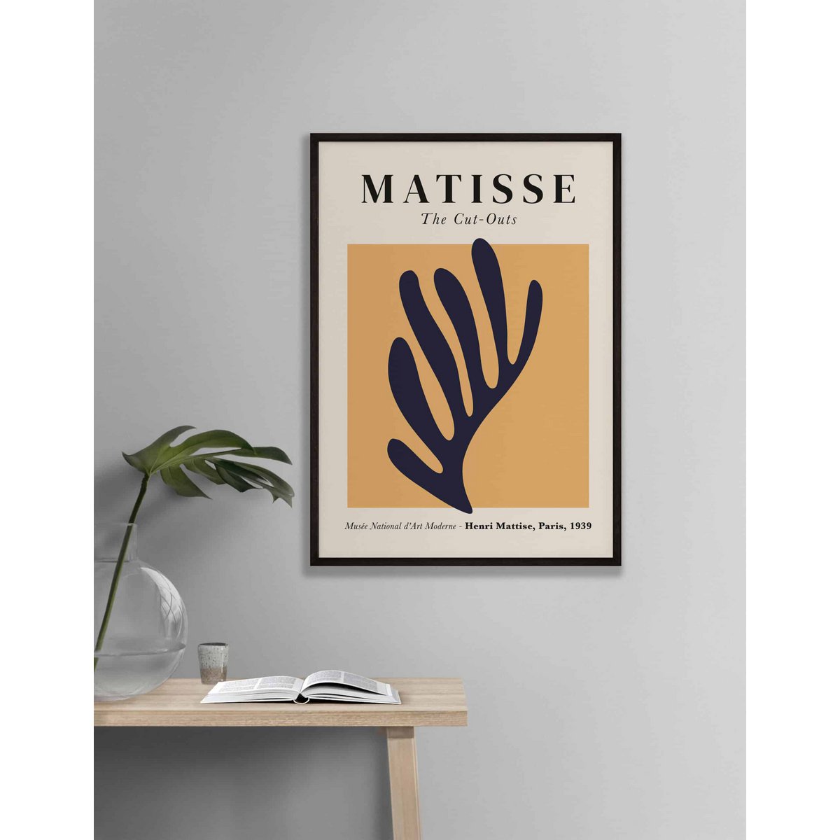 Plakat Henri Matisse - Nie. 2 zostaw na żółtym tle