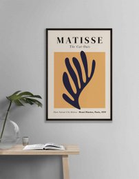 Poster Henri Matisse - No. 2 Leave On Yellow Background