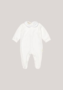 Velvet Onesie - Creamy White