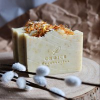 Natural soap "Calendula" with coconut milk, vegan, palm oil -free