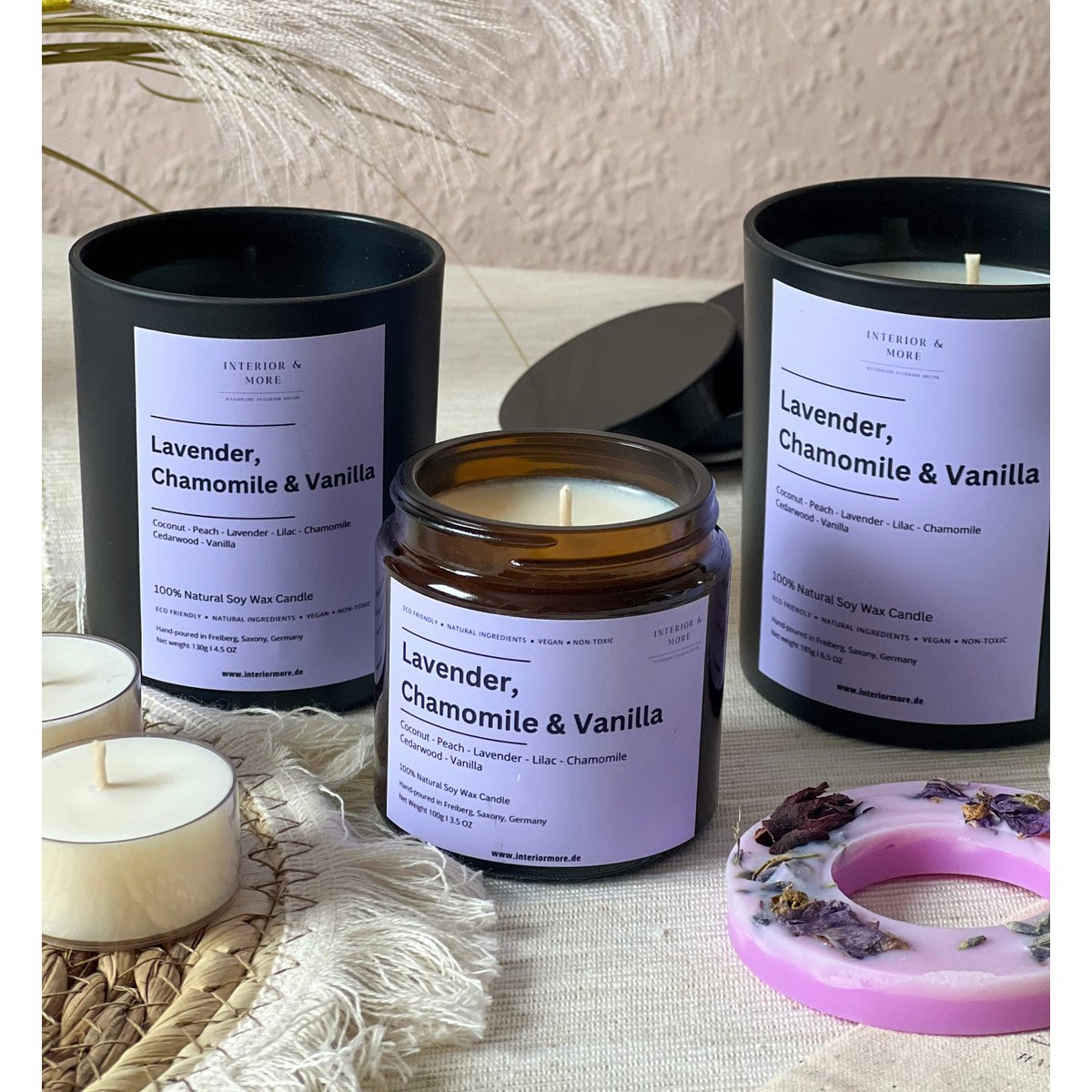 Lavendel, kamille en vanille