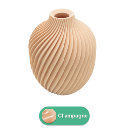 Vase Nova 3D - Vase imprimé en 3D - PLA durable - Convient aux fleurs artificielles