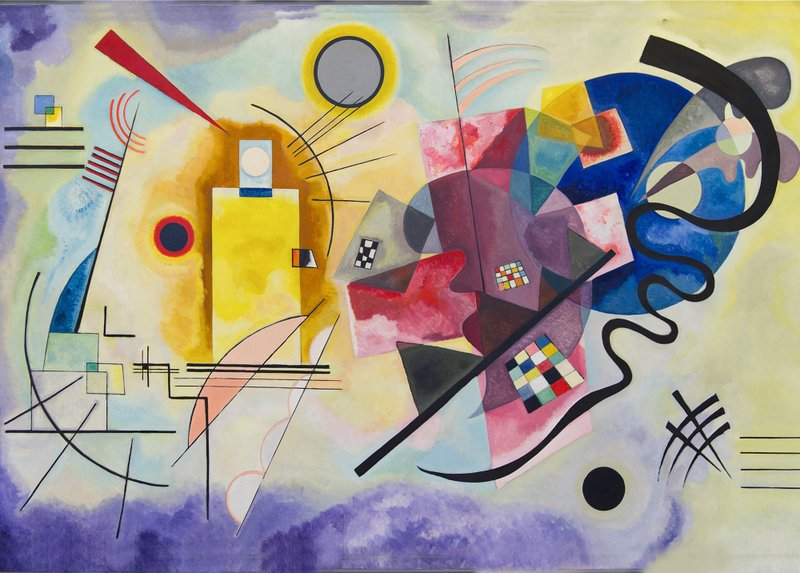 Affiche Kandinsky - Jaune, Rouge, Bleu