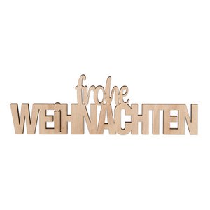 Holz-Schriftzüge m. Magnet 3 x 1 pc