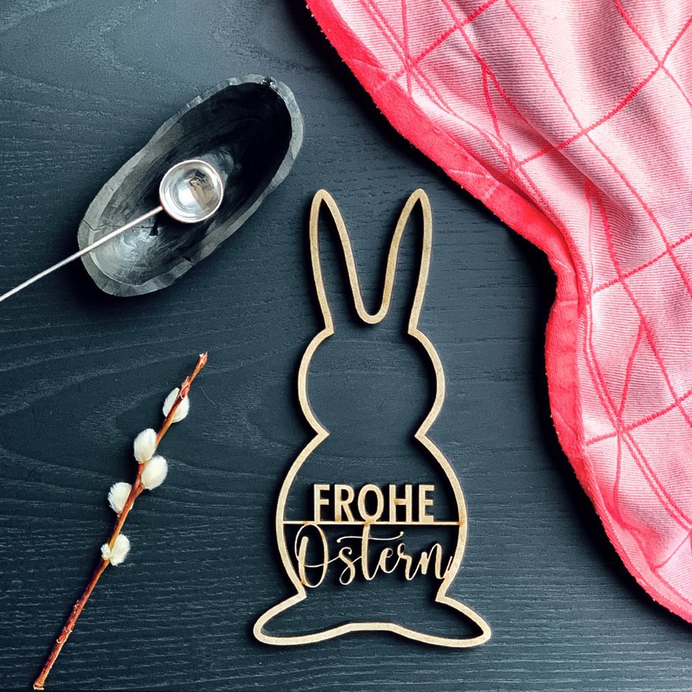 Lapin Joyeuses Pâques - Gr. M