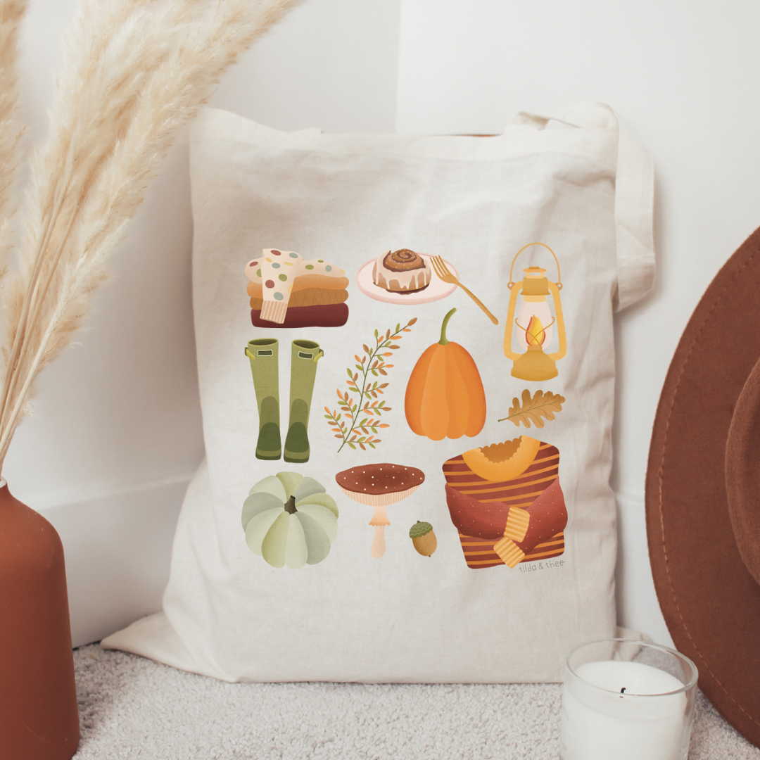 Sac en tissu Autumn - Cabas Autumn Essentials