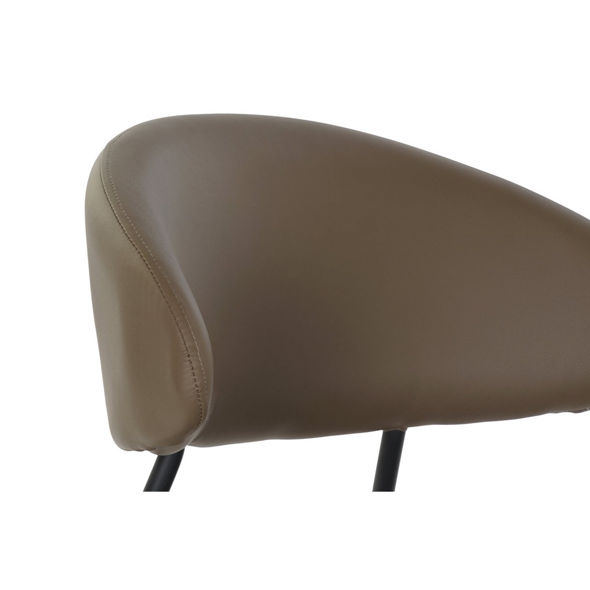 PU METALEN STOEL 57X57X77 CAMEL MB180375