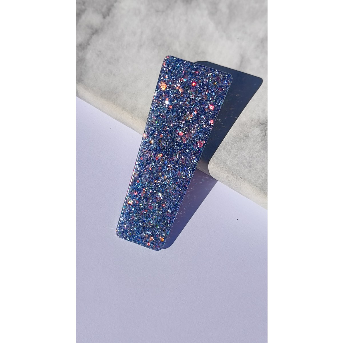 ⋒ pacchetto di clip per capelli in resina - Diamond glitter (9 articoli) ⋒
