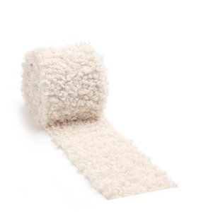 LAMMY decoribbon 2m x 8cm, crème/ivory