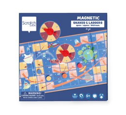 Juego de mesa magnético To Go - Serpientes y escaleras - Espacio