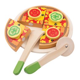 Set da gioco per pizza in legno