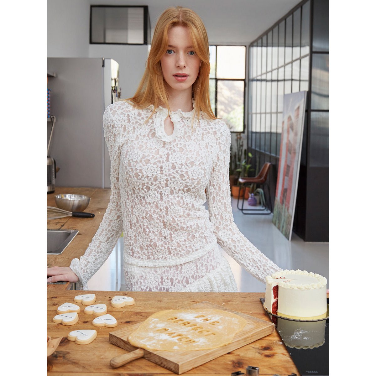 Cupid Lace White Top
