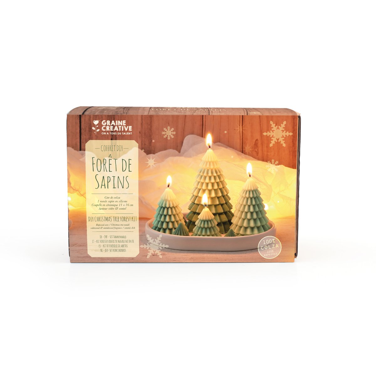 DIY CHRISTMAS TREE FOREST KIT
