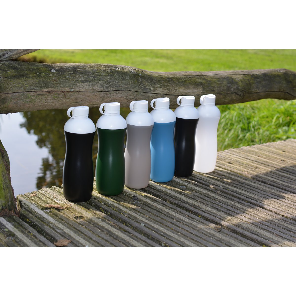 Biodrup biobasierte Trinkflasche 500 ml Schwarz