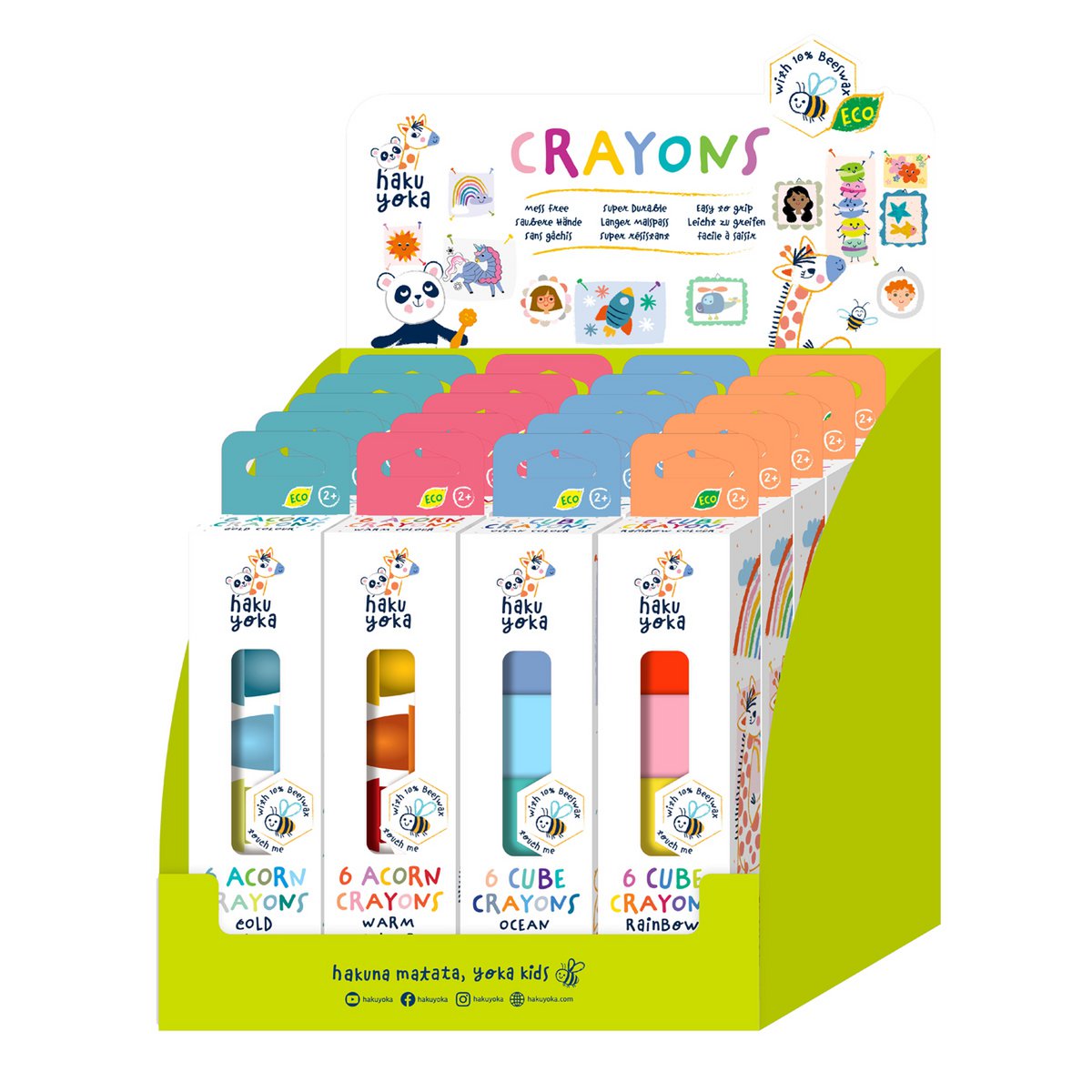 Crayons cubes - Dino World