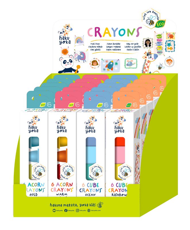 Crayones de cubo - Dino World