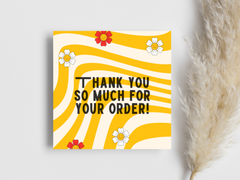 Thank You Card for Small Business