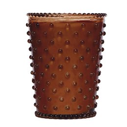 Simpatico Hobnail Glass Candle 16oz %2369 Gingerbread