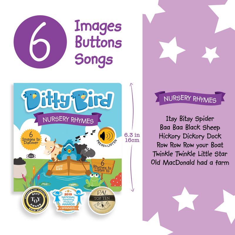 Ditty Bird Baby Sound Book: Nursery Rhymes