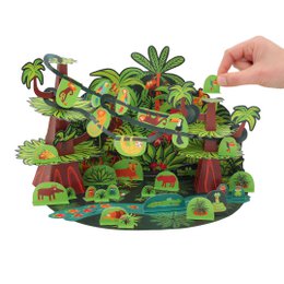 Tropical Forest Paper Toy