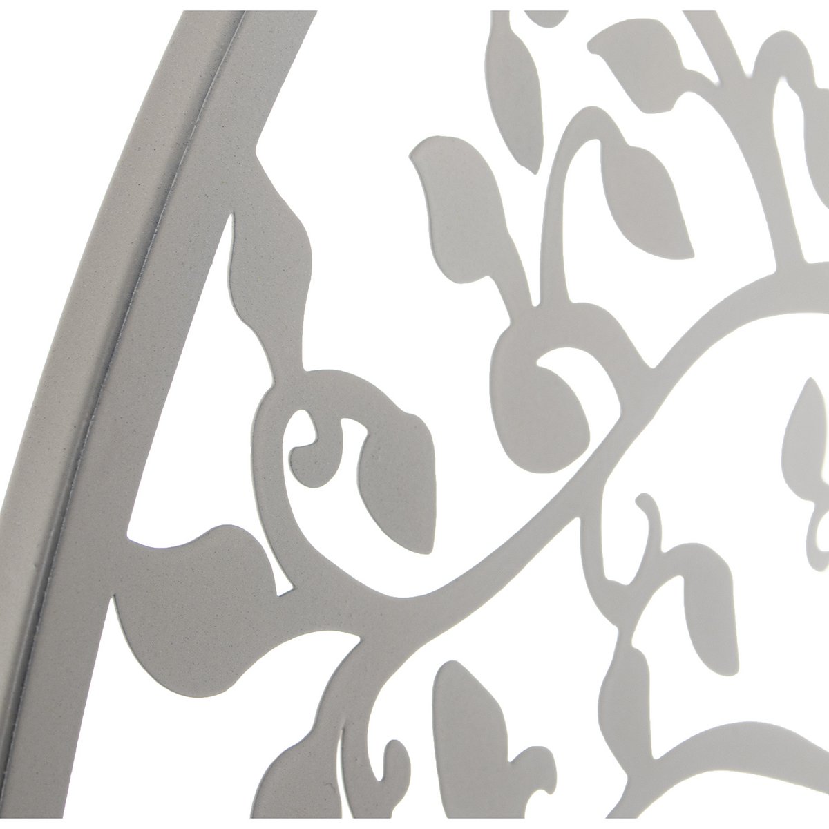METALOWE URZĄDZENIE ŚCIENNE BIAŁEGO DRZEWA _°100X1,3CM ST60331