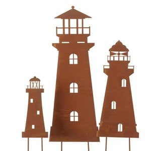 Boltze Home Garden plug lighthouse 3-piece