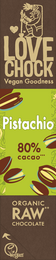 80 % Schokolade mit Pistazien – Bio, roh, pflanzlich und nachhaltig