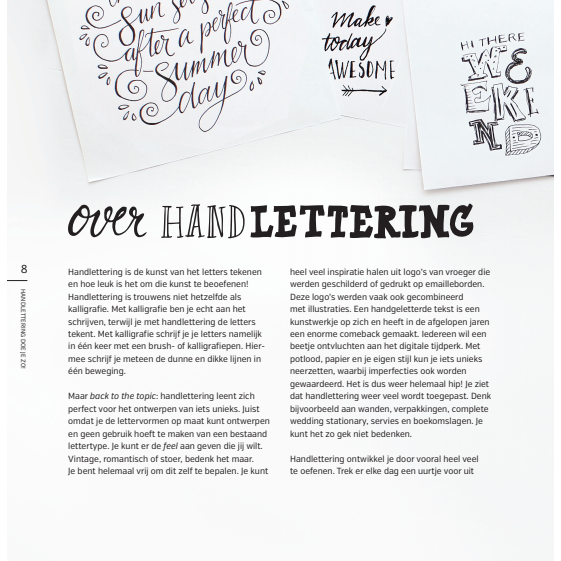 Karin Luttenberg - Handlettering doe je zo!