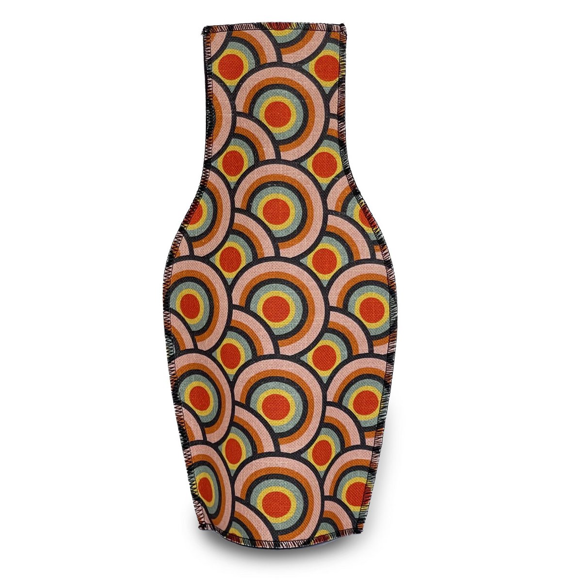 Vase à fleurs en coton des années 70