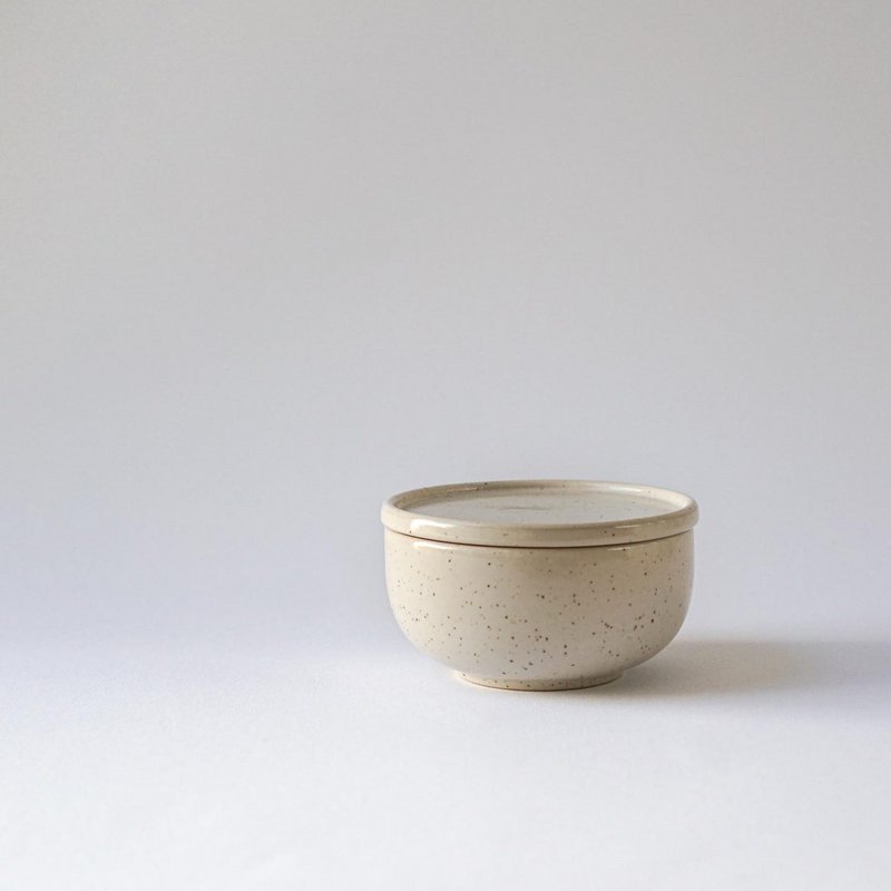 Mini Hollyhock bowl - sand & speckles - 150 ml
