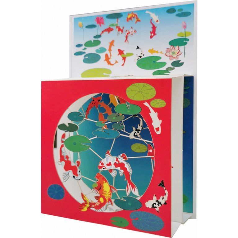 Cartes Forever Magic Box Wenskaart - Tranquility - Pool de poisson