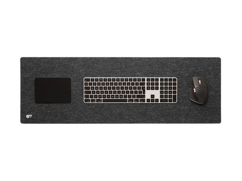 Felt & Cork Desk Mat - Anthracite