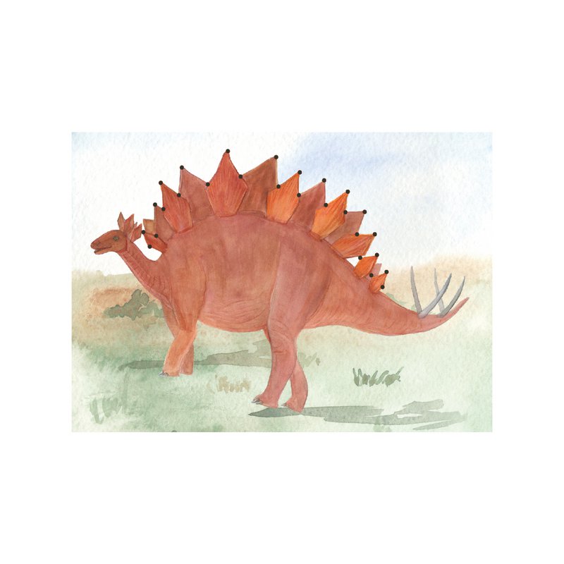 Set de manualidades Prick-Stick 'Dinos' Prickling + bordado