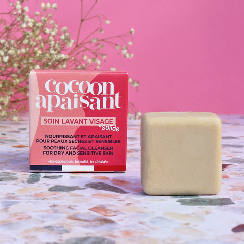 Gesichtsreinigungsbehandlung – Trockene und empfindliche Haut – Beruhigender Kokon 30 g