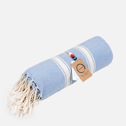 Serviette Ecobain "Nouveau Classique" | Marée profonde (Mittelblau)