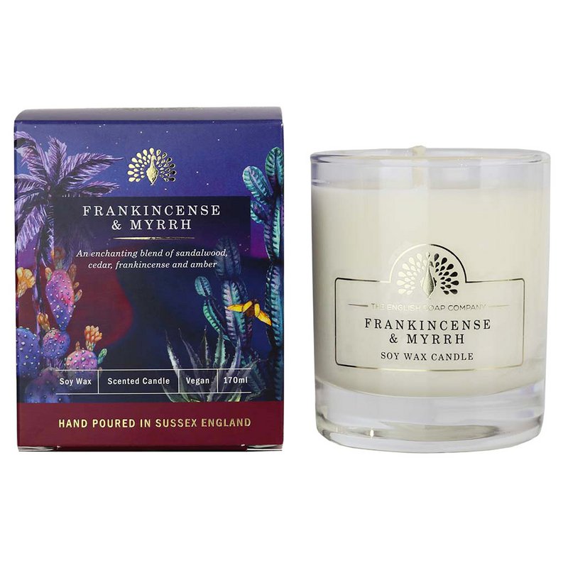 ENGLISH SOAP C° 170g Candle - Frankincense & Myrrh