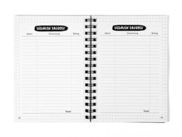 Budget Planner Cash Book A5 // Black and White Household Booklet