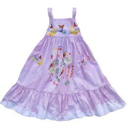 Boho lilac dress