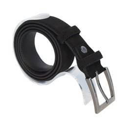 Suede Belt Men Light Brown - Suede Belt Women Light Brown - 3.5 cm Wide
