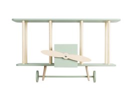 Biplane shelf „Dashy” sage green