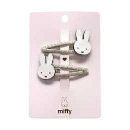 Duet spinek do włosów Miffy White – kartka do udostępnienia
