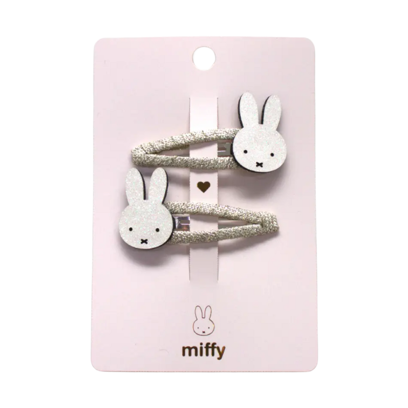 Dúo de pasadores Miffy White - Tarjeta para compartir
