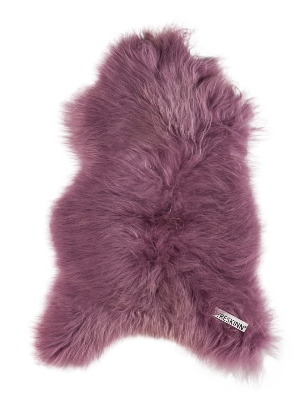 SHEEPSKIN ICELANDIC DARK PINK 90-110cm