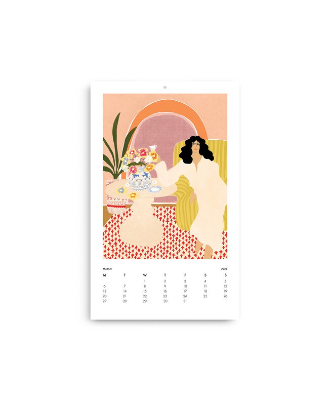 2023 Illustreret kalender af Alja Horvat - Månedskalender