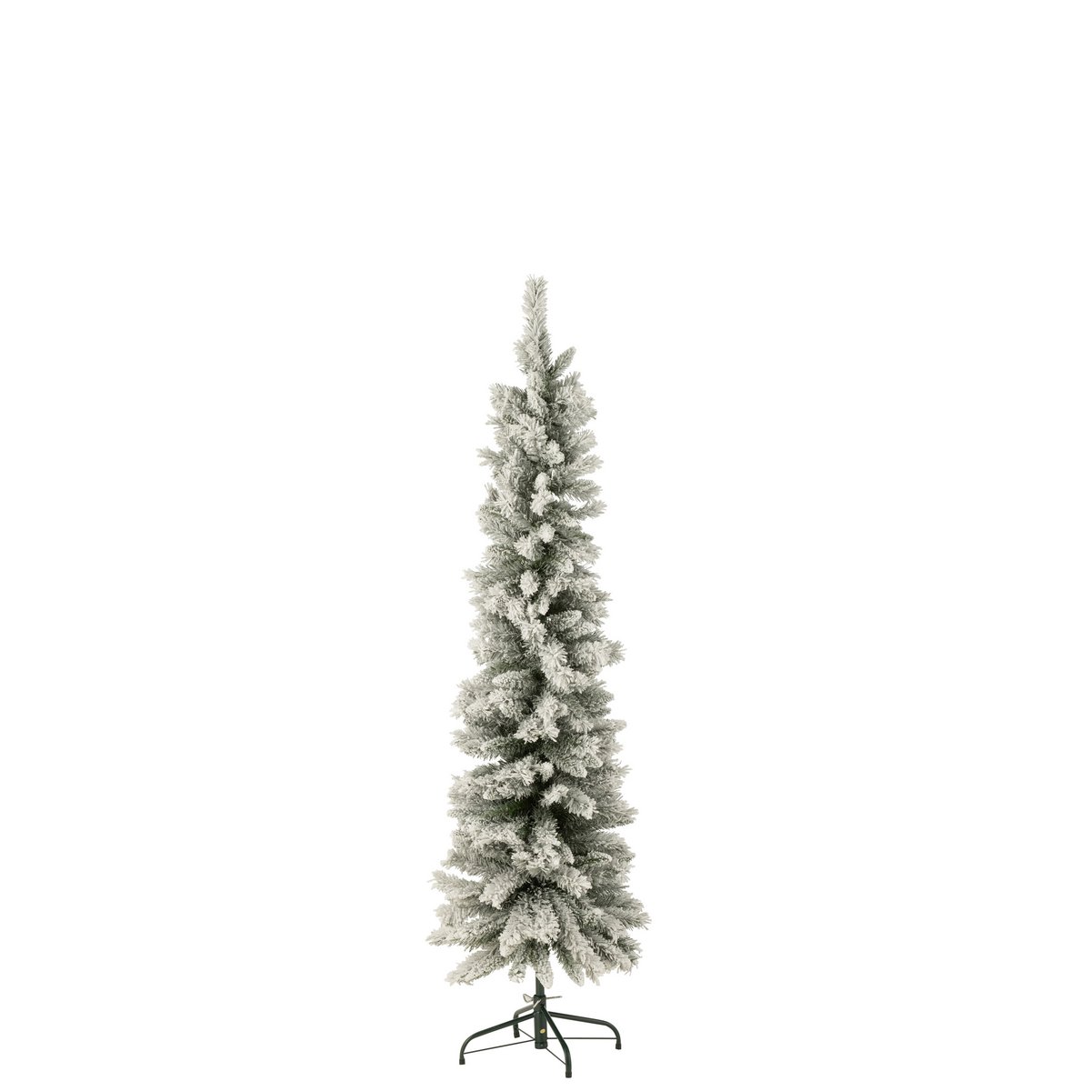 Árbol de Navidad J-Line modelo Snowy - plástico - verde - pequeño